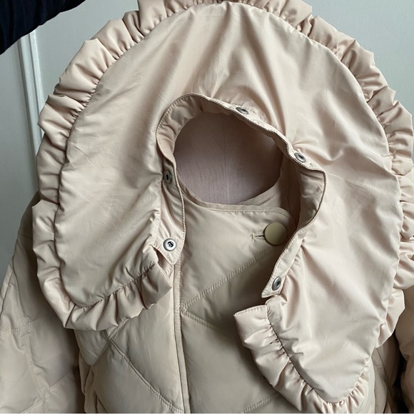 Vocavaca Frill Collar Short Down Coat - Picture 6 of 16